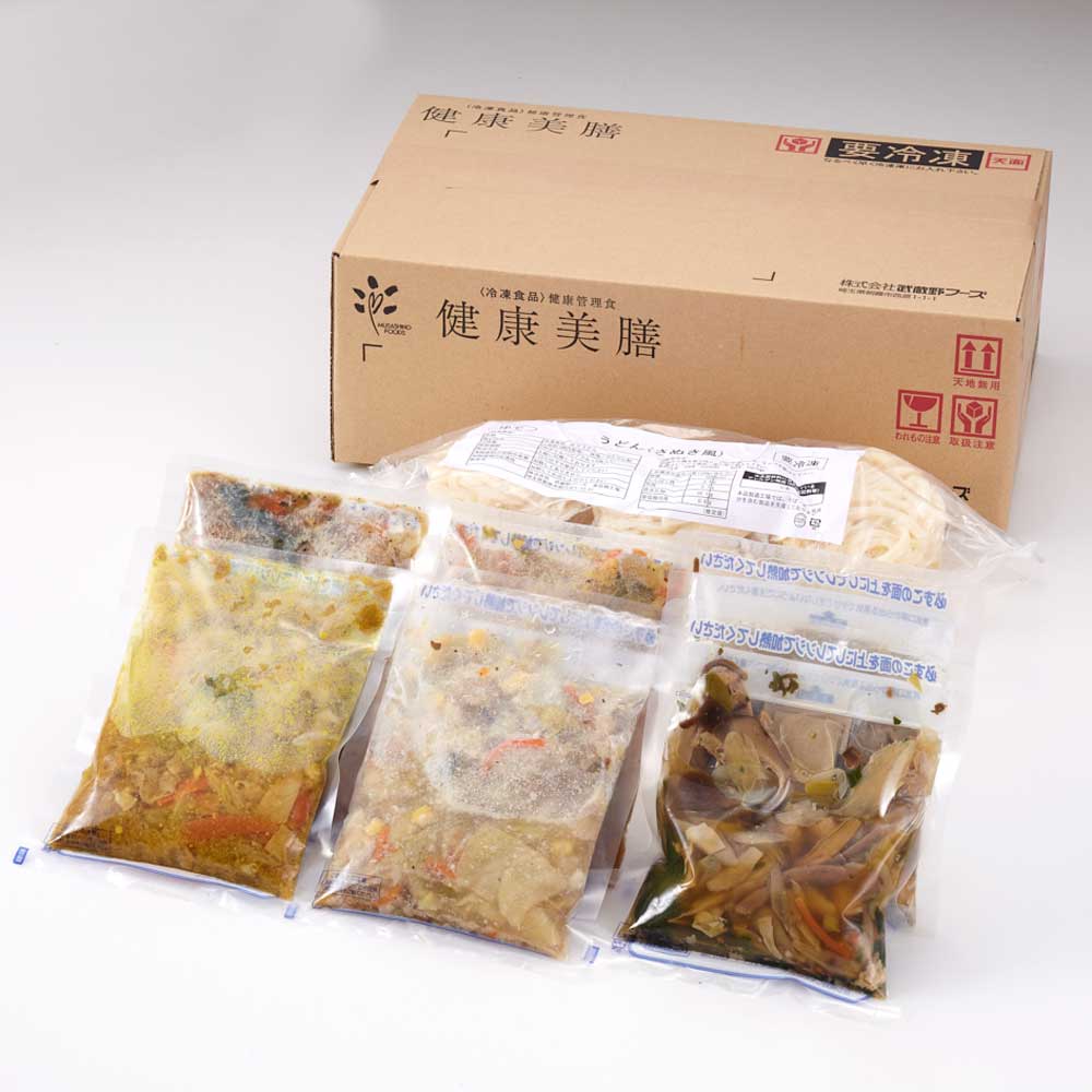 健康うどんセット | スギサポ deli(スギサポデリ)| スギ薬局の食事宅配サービス