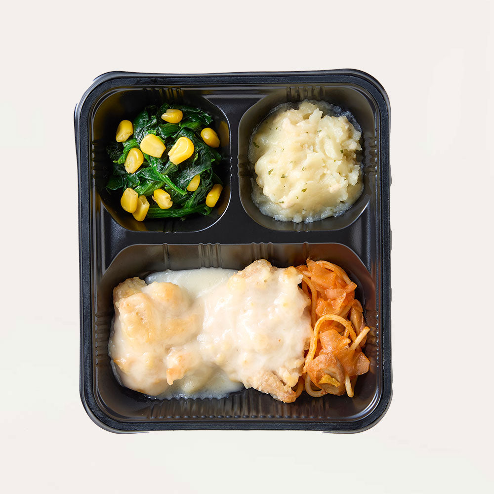鶏肉のチーズクリームソース｜塩分カロリー調整食ライトプラス｜｜スギ薬局の食事宅配サービス【スギサポ deli（スギサポデリ）】