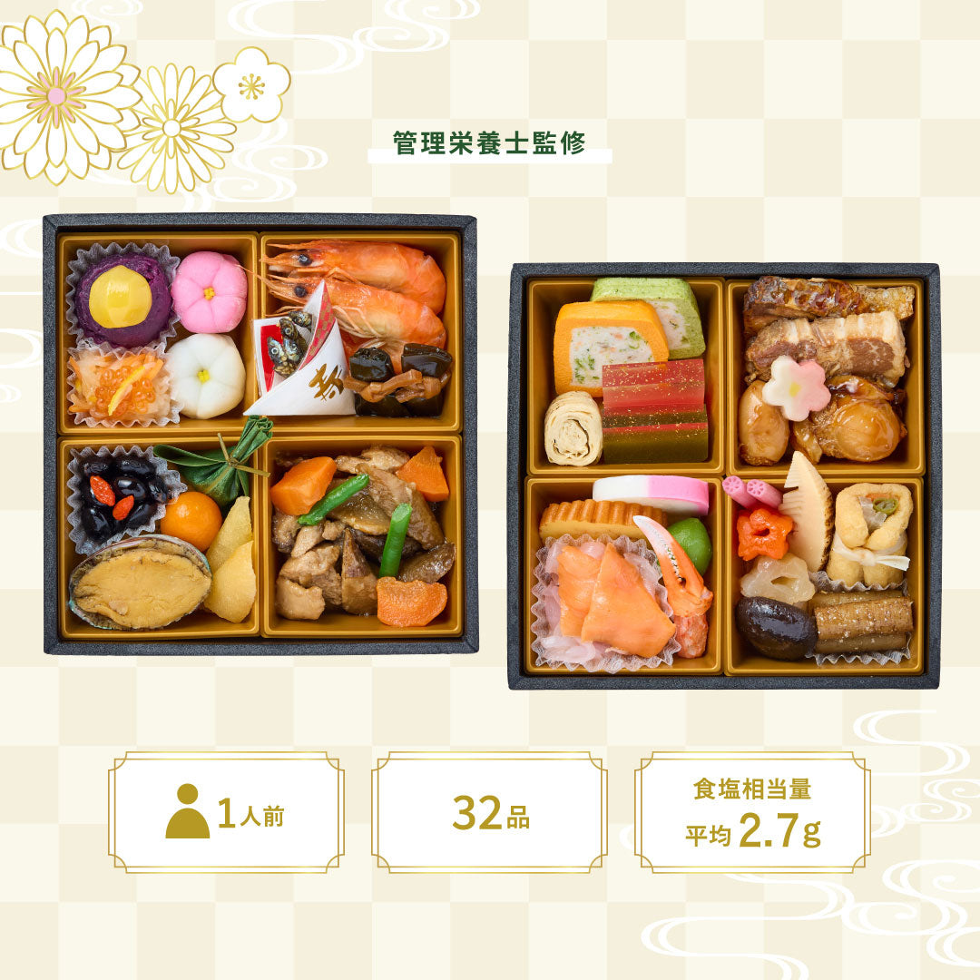 健康おせち（1人前目安）｜スギ薬局の食事宅配サービス【スギサポ deli（スギサポデリ）】