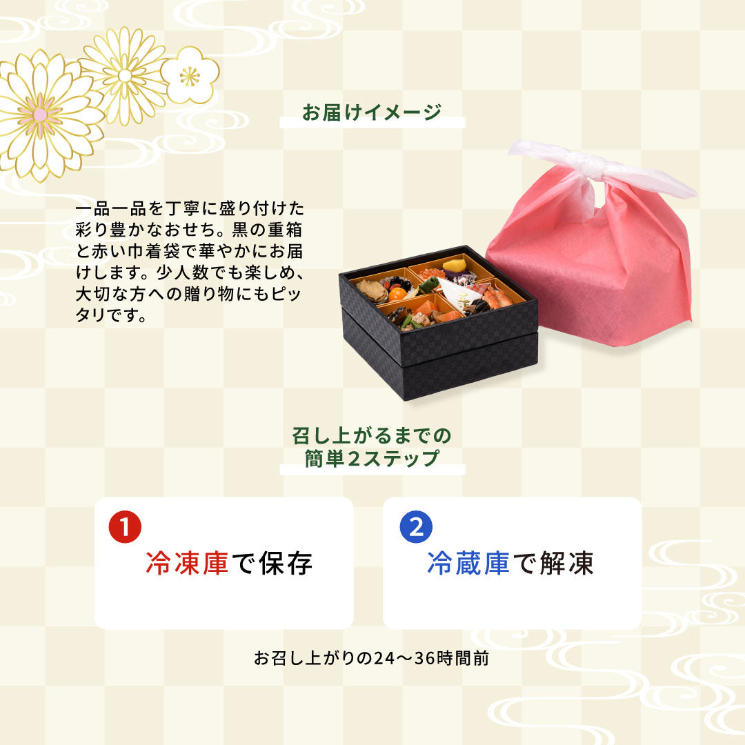健康おせち（1人前目安）｜スギ薬局の食事宅配サービス【スギサポ deli（スギサポデリ）】
