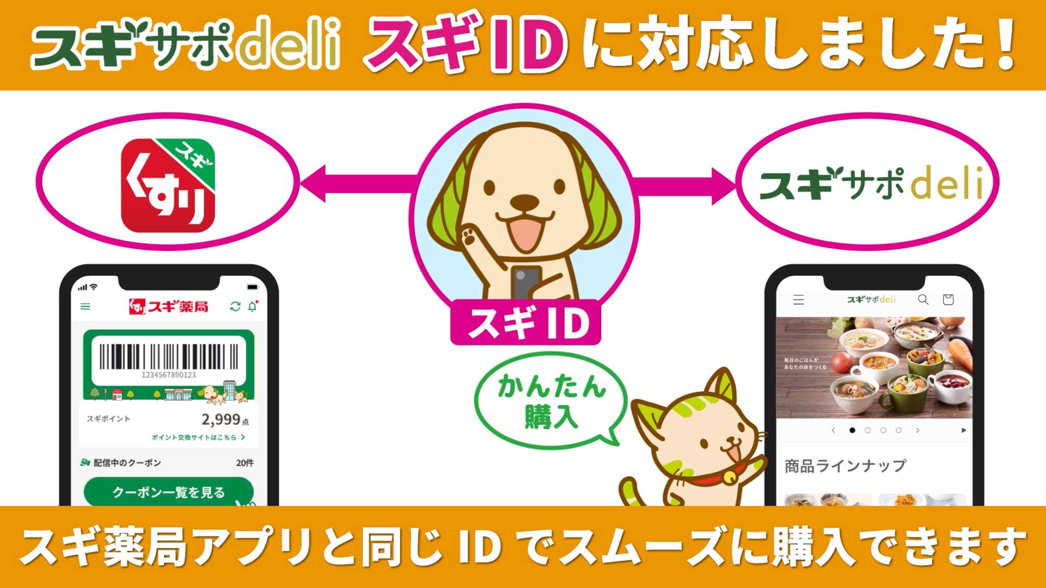 動画を読み込む: スギサポdeli スギIDに対応しました！